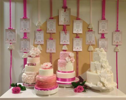 Matrimonio allestimenti tableau mariage torte  - Best Western Premier Villa Fabiano Palace Hotel